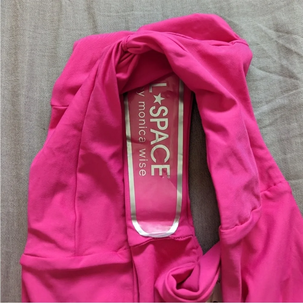L*Space Bikini Bottoms Pink small